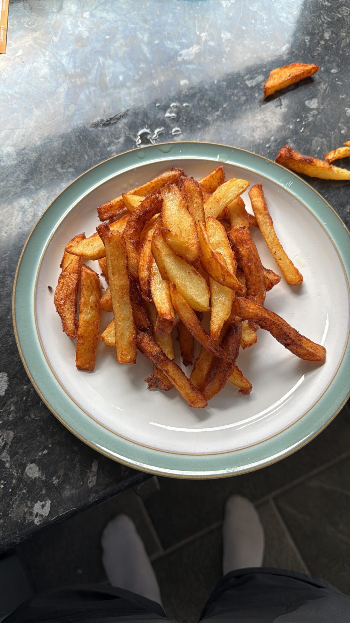 My Grandad has mastered chips!