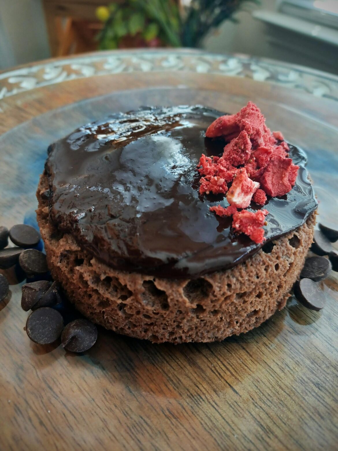 Chocolate "Mug" cake with Ganache