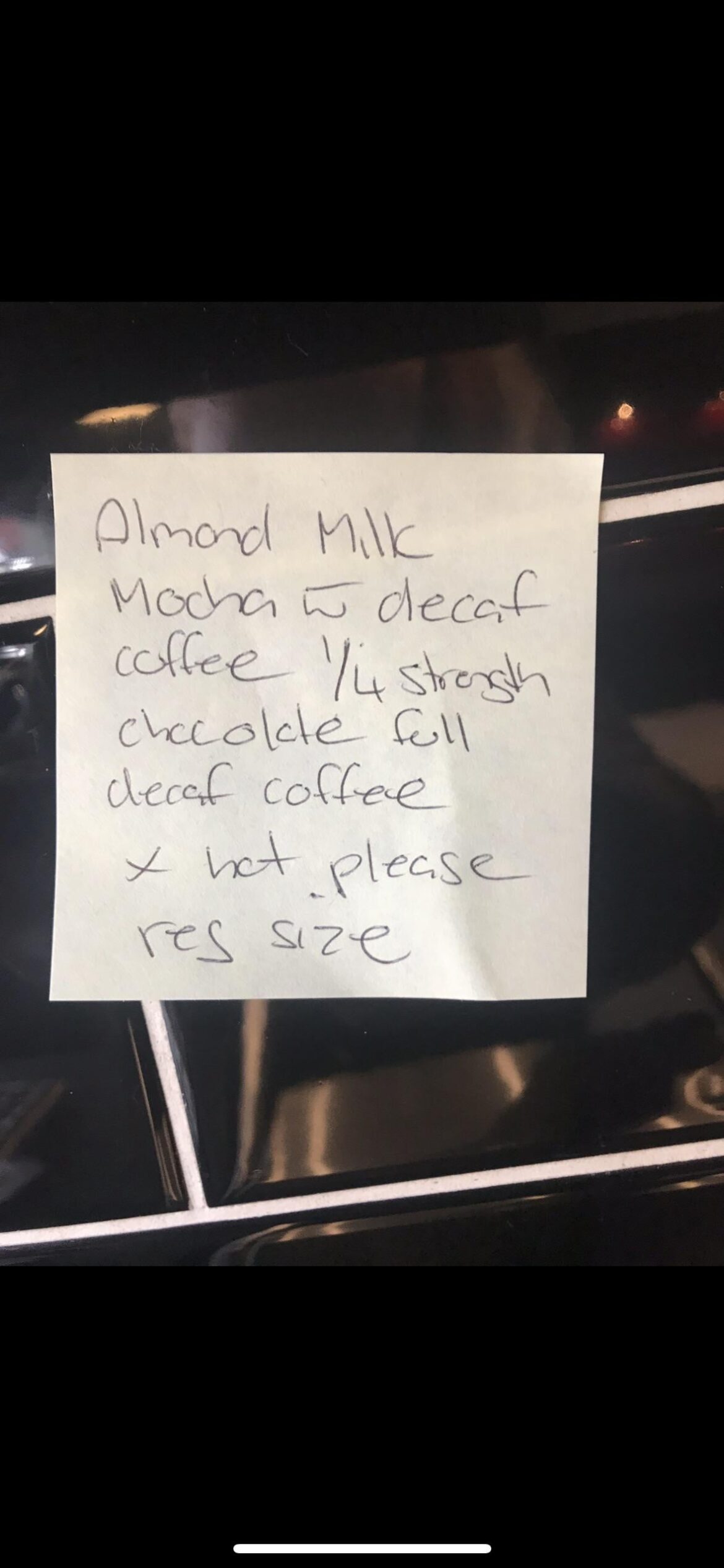 When a customer says “it’s easier if I just give you the instructions on paper” instead of ordering out loud you know you’re in for a headache