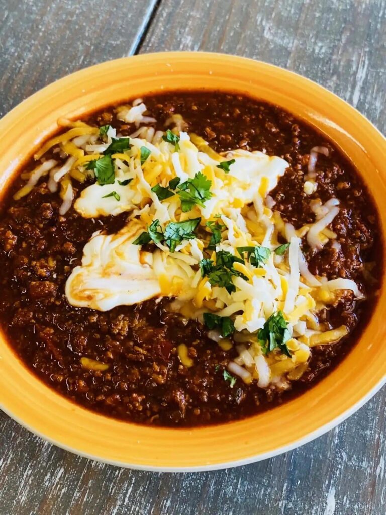 Slow Cooker Chorizo Chicken Chili, made with my granddaughter and it was sooo flavorful!