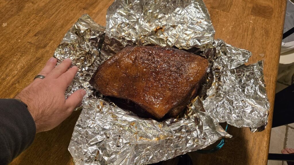 Pork shoulder butt - first cook on my Traeger