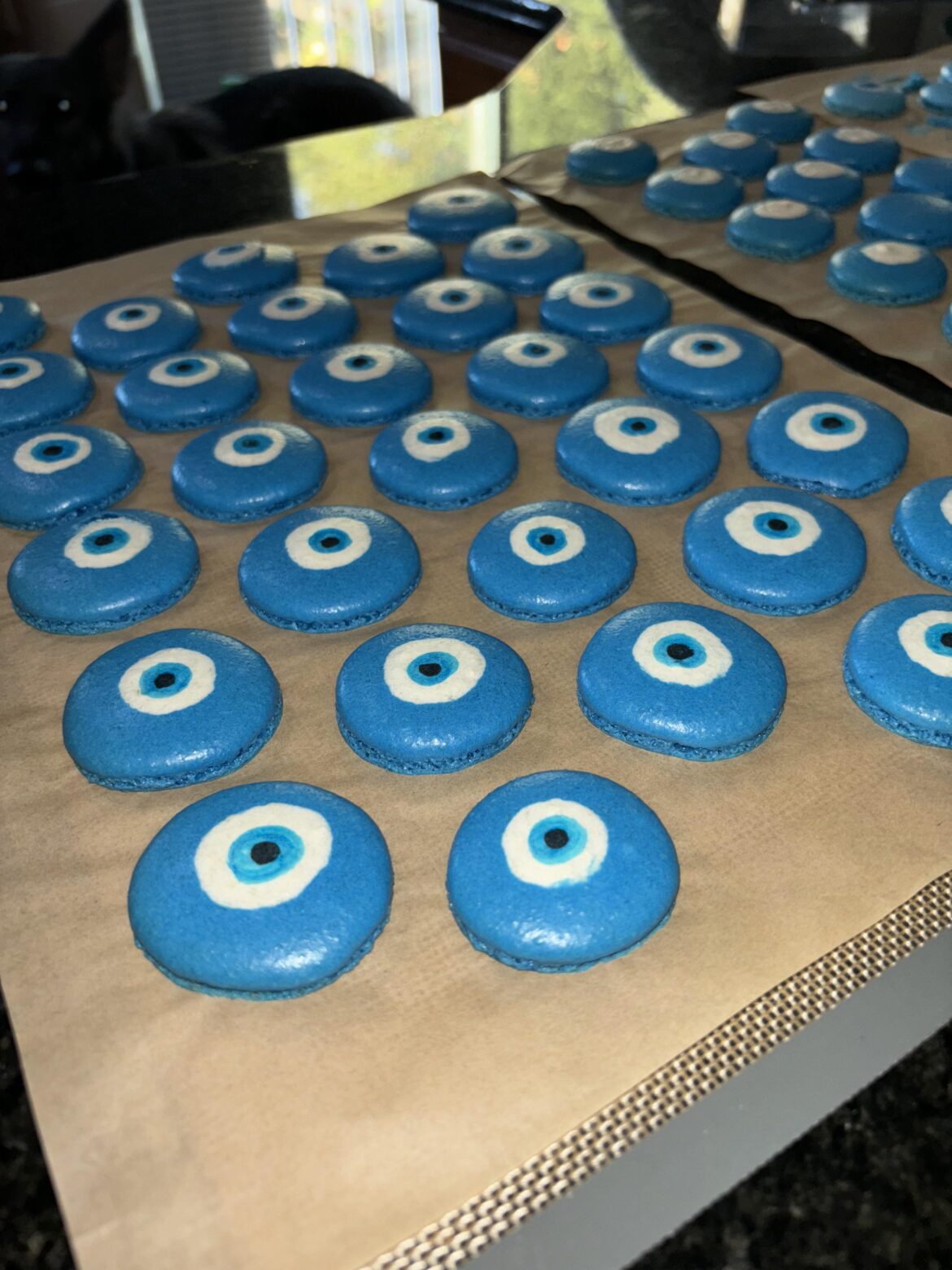 Evil eye macarons🧿
