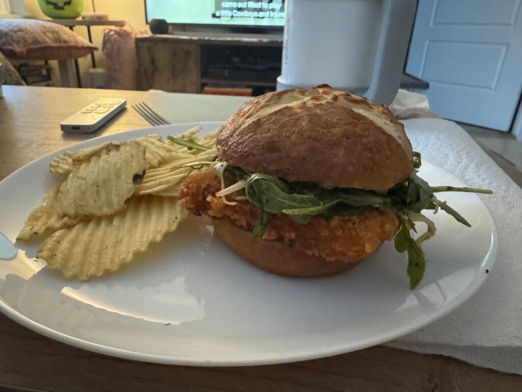 Gouda Schnitzel Sandwich