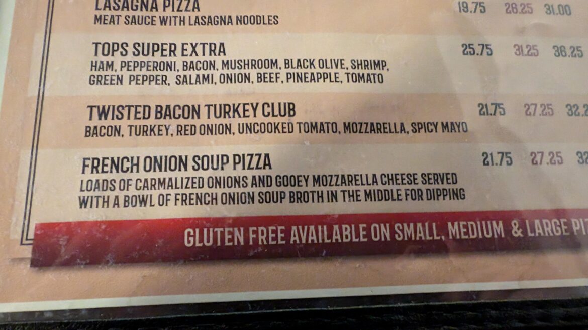 Stopped in for a quick beer. 10/10 coming back for this pizza.