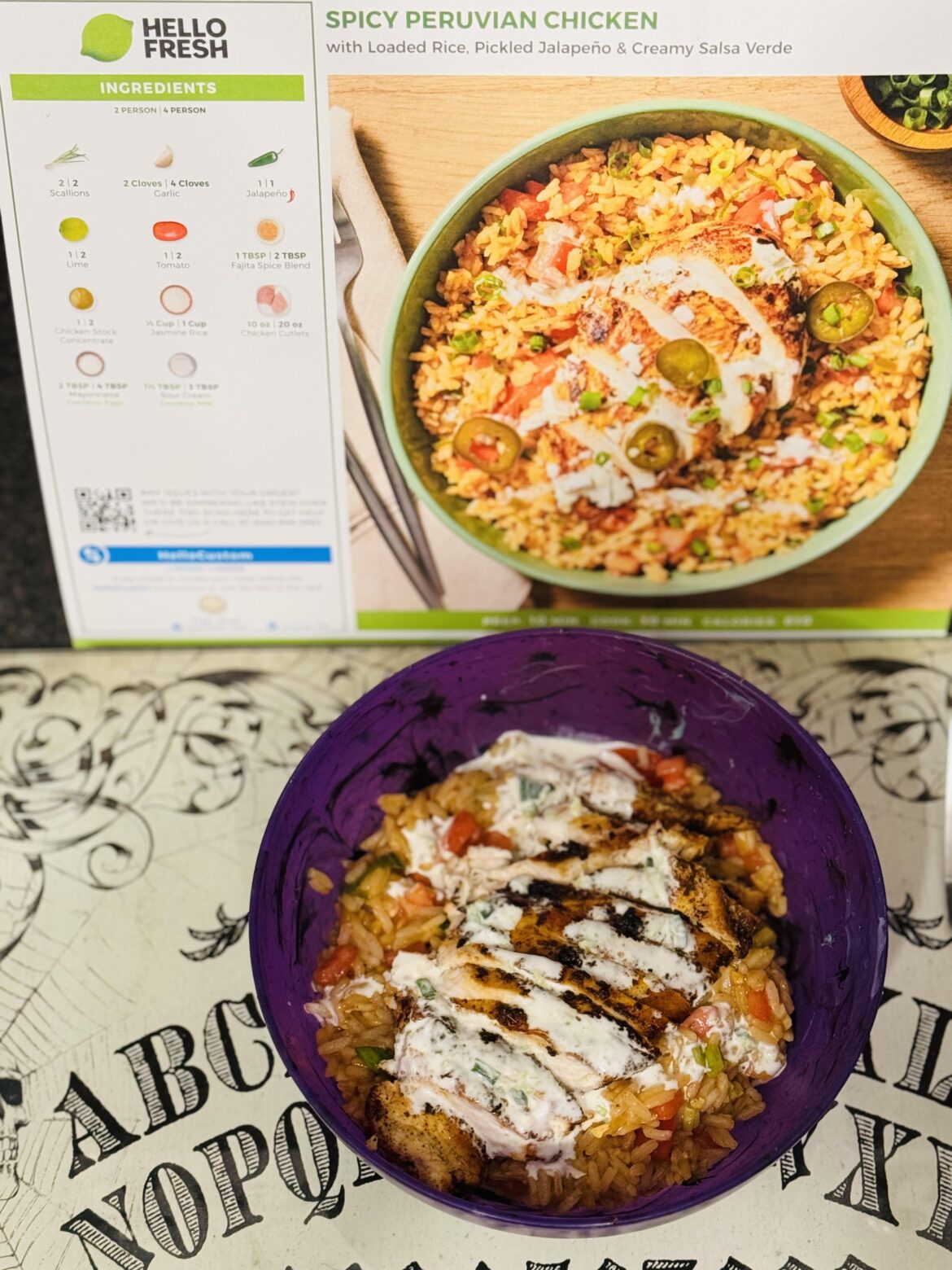 Spicy Peruvian Chicken was Great