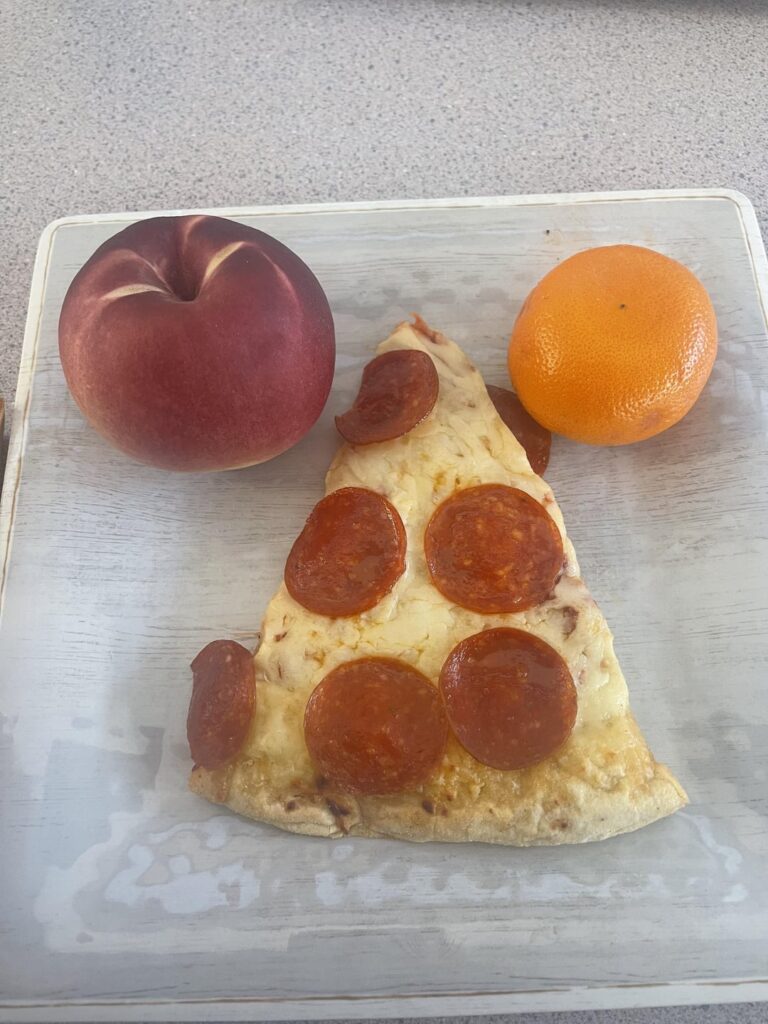 Calories in school lunch?