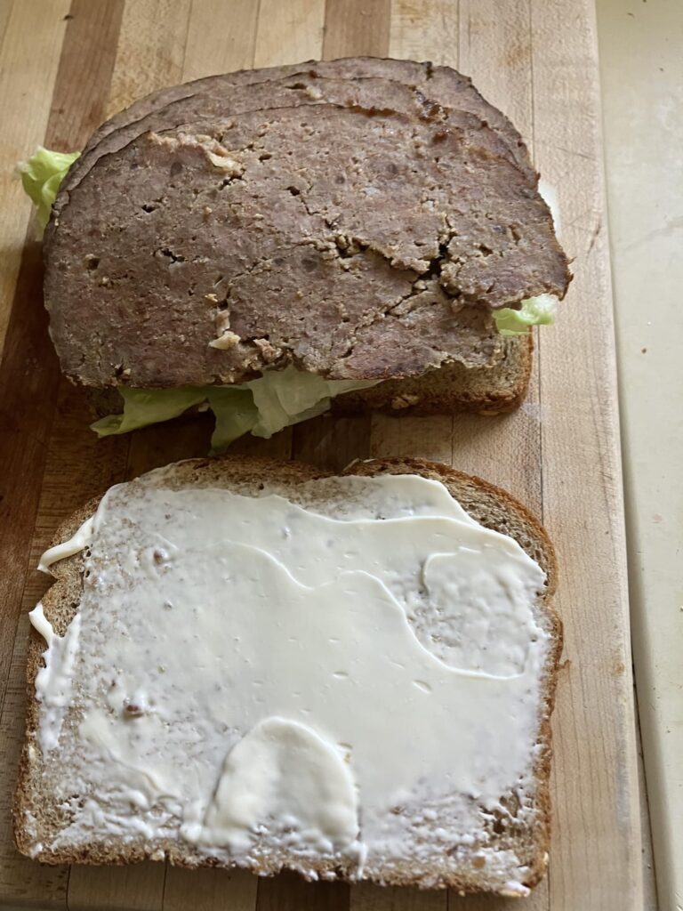 Best part about having meatloaf for dinner? The following days meatloaf sandwich!