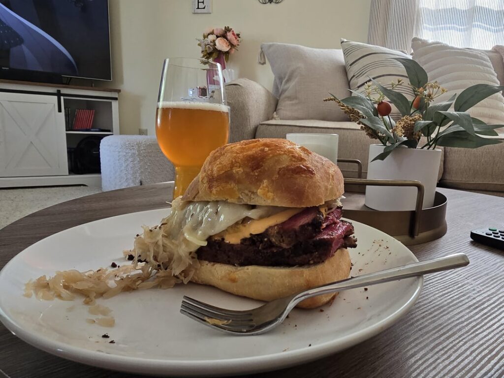 Homemade Pastrami "Reuben"