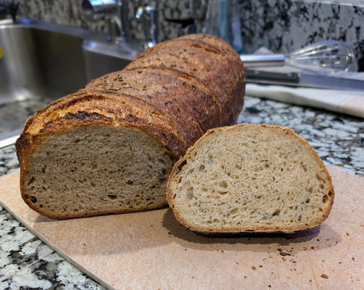 I made Sourdough NY Deli Rye!