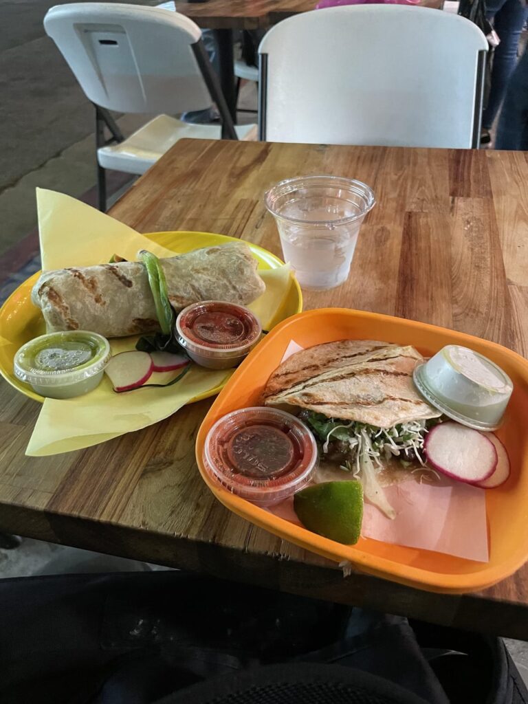 [Sonoratown] burrito and quesadilla