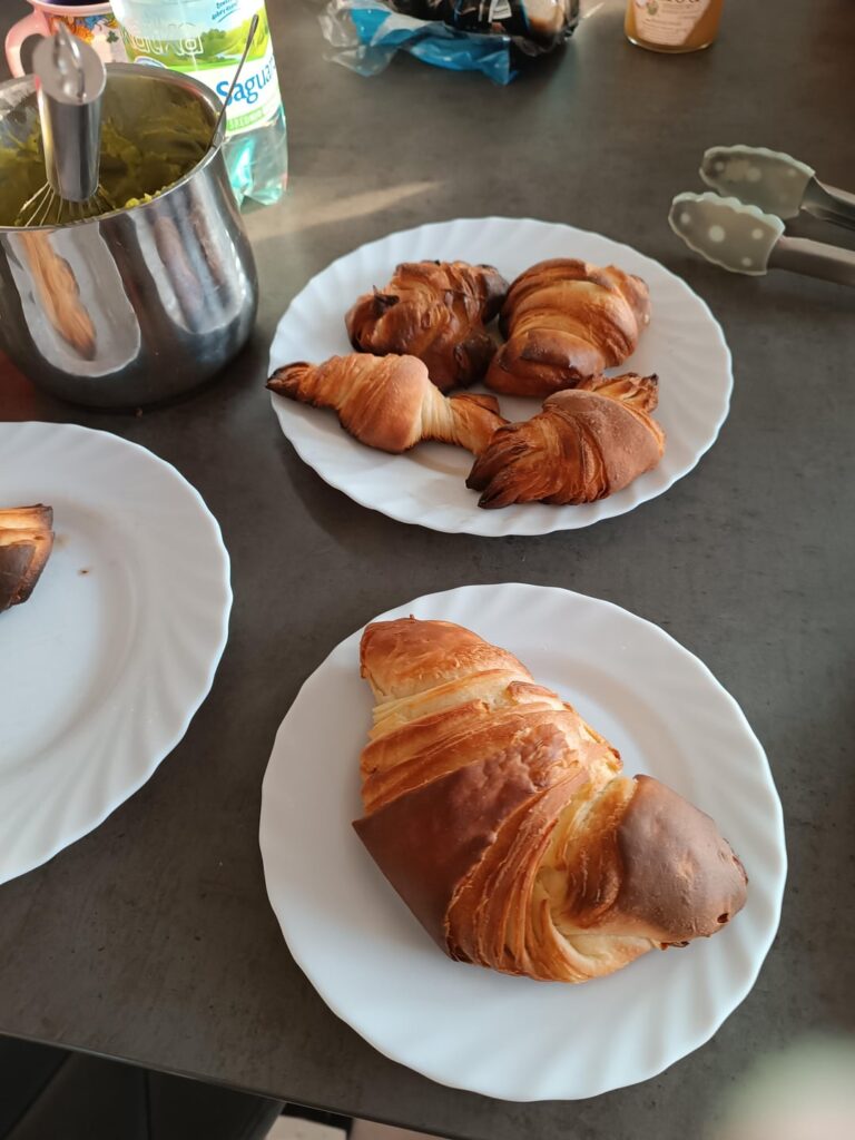 First time making croissants