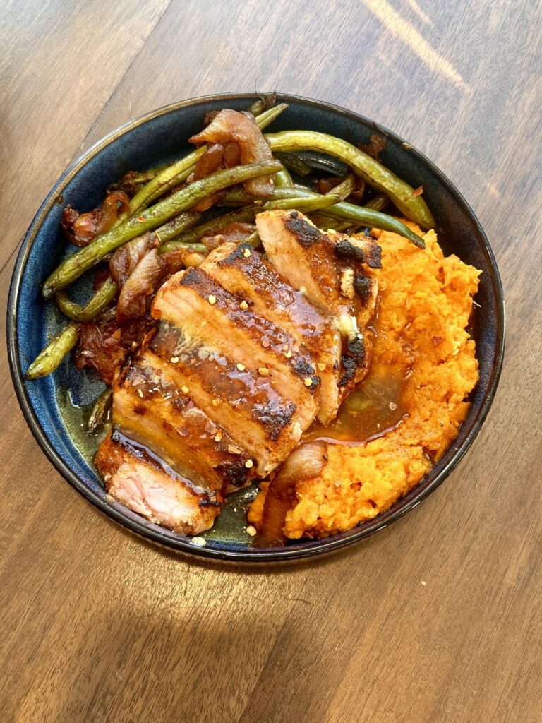 Honey Butter BBQ Pork Chops