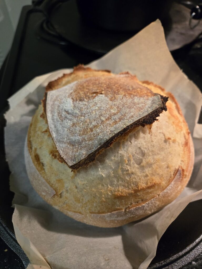 First not flat loaf!