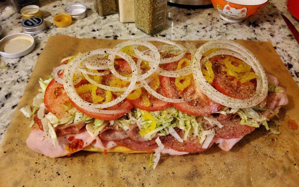 How do you dress your sub sandwiches?