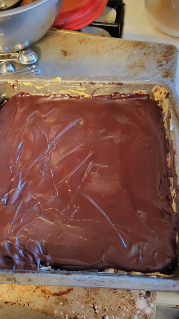 Made Molly's Nanaimo Bars.