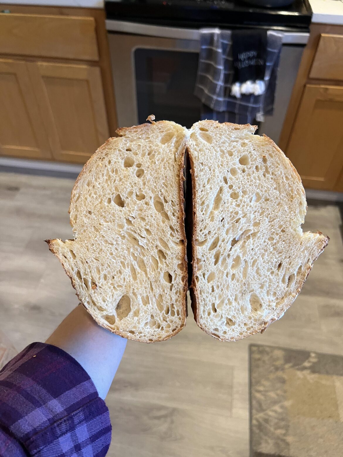 Cake day loaf (no sticking parchment paper this time!)