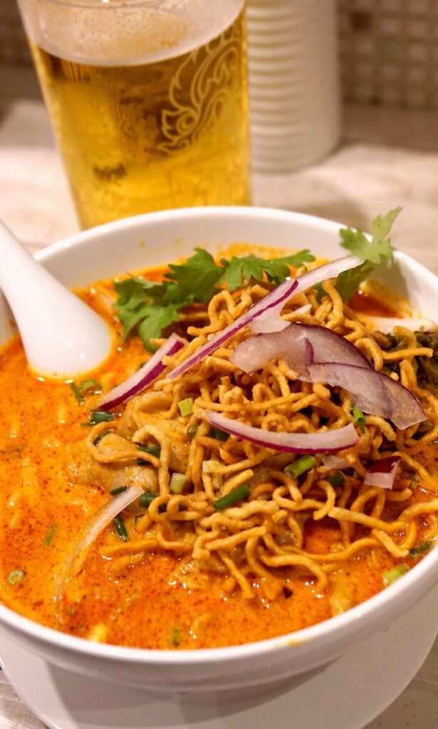 Northern Thai style curry noodles