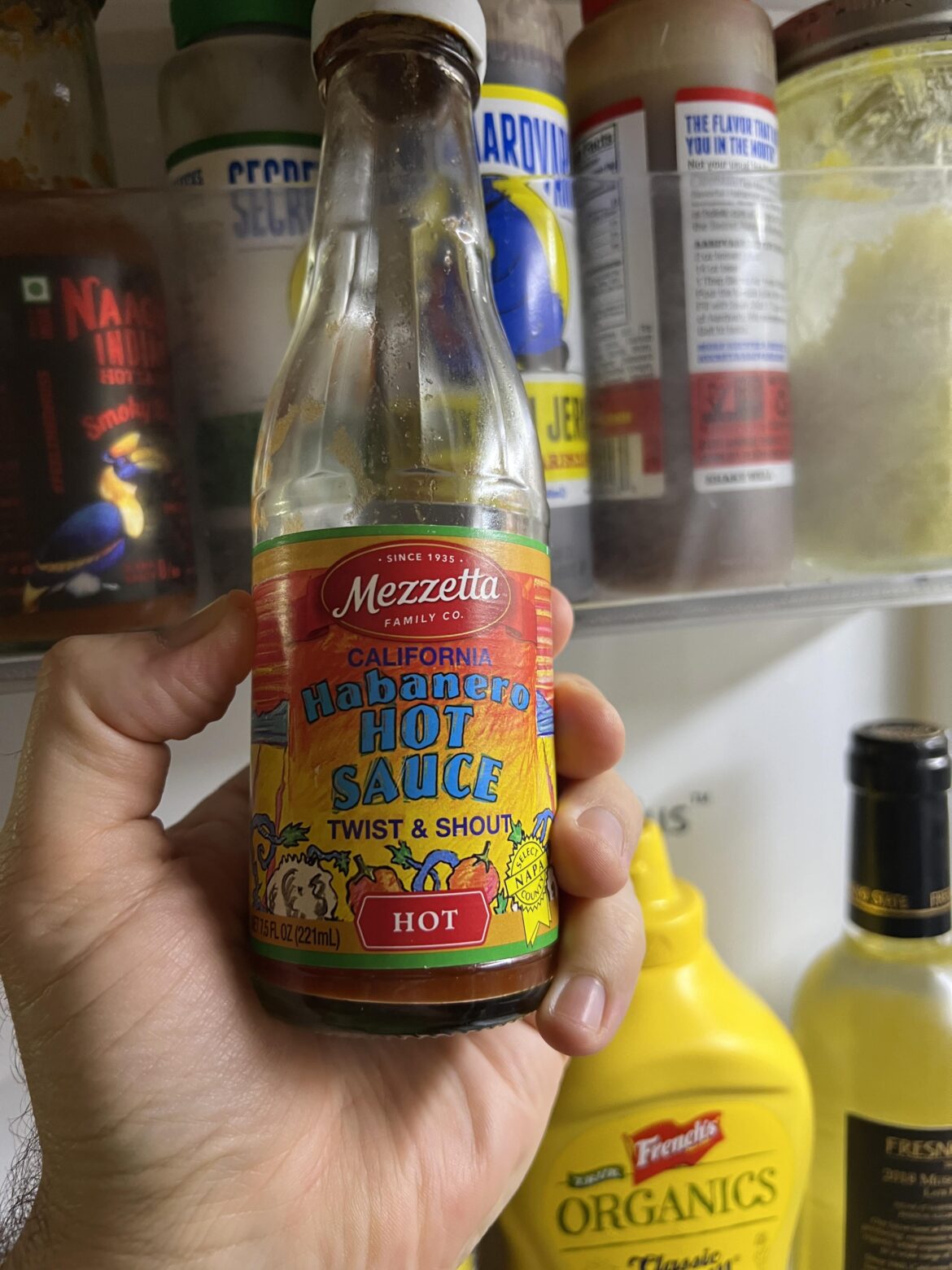 Hopping on the Mezzetta train. Twist & Shout habanero hot sauce