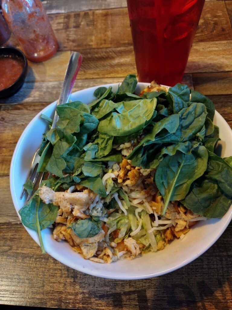 Calories in saltilla chicken salad?