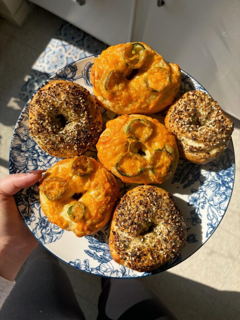 first time making bagels!