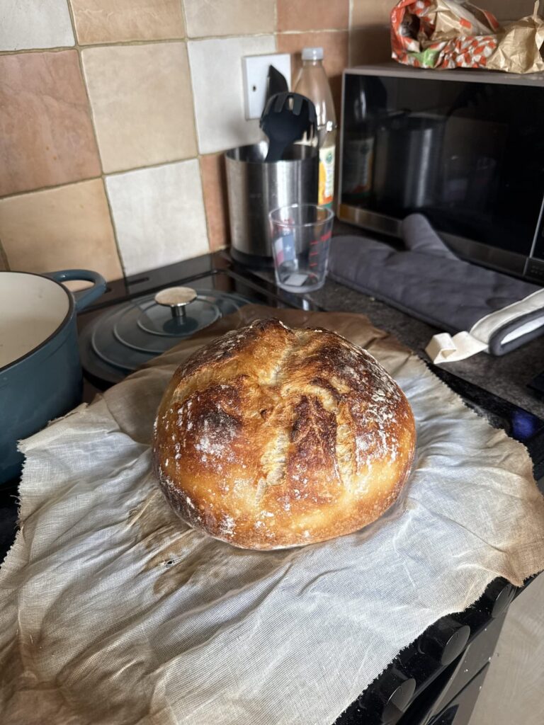 First loaf that made it to the oven