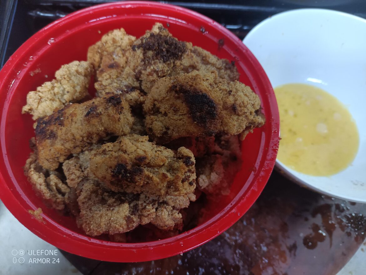 Pollock Fish Fritters & Hush Puppies