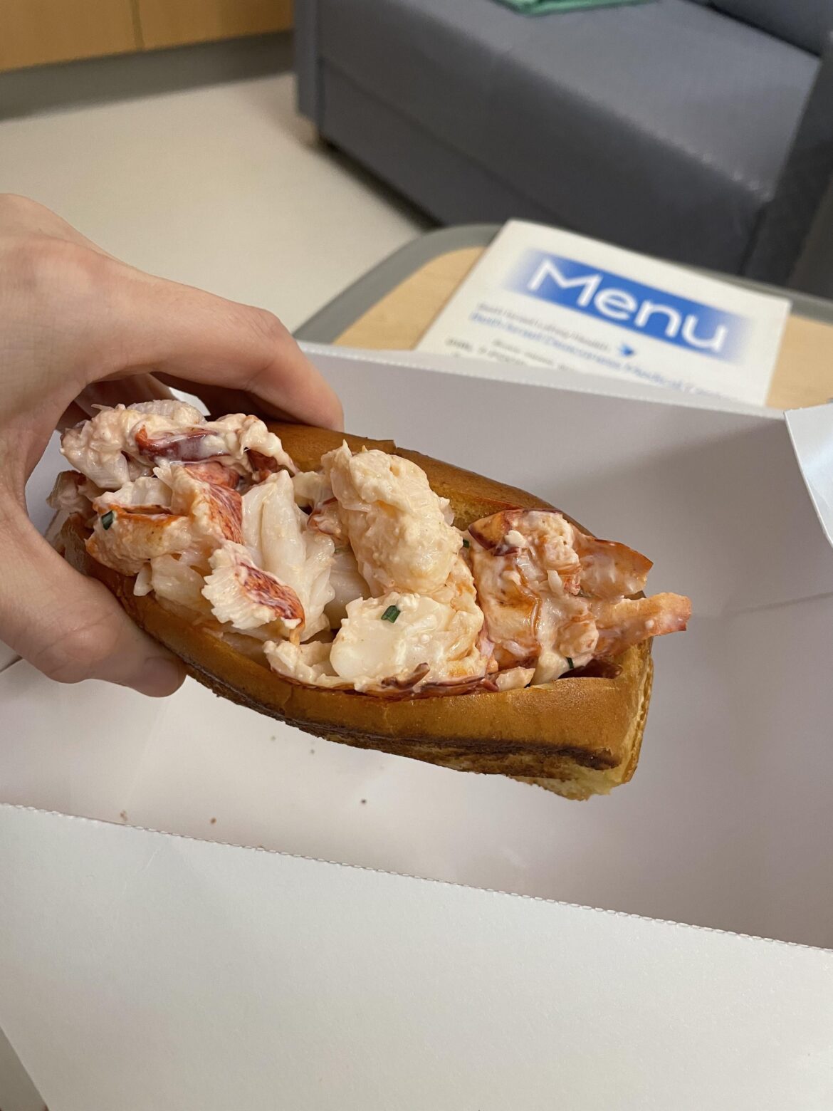 Treated myself to a lobster roll in Boston