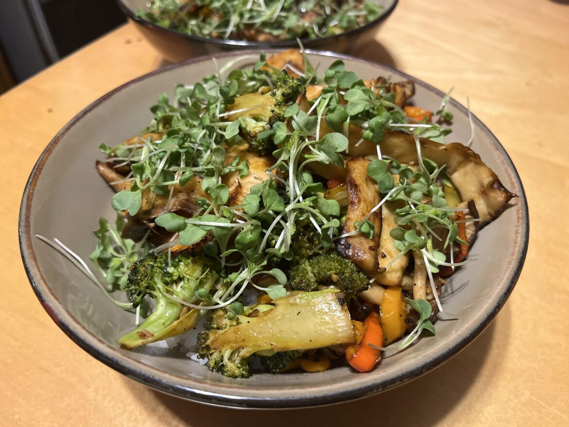 Similar to yesterdays dinner but slightly different lol.