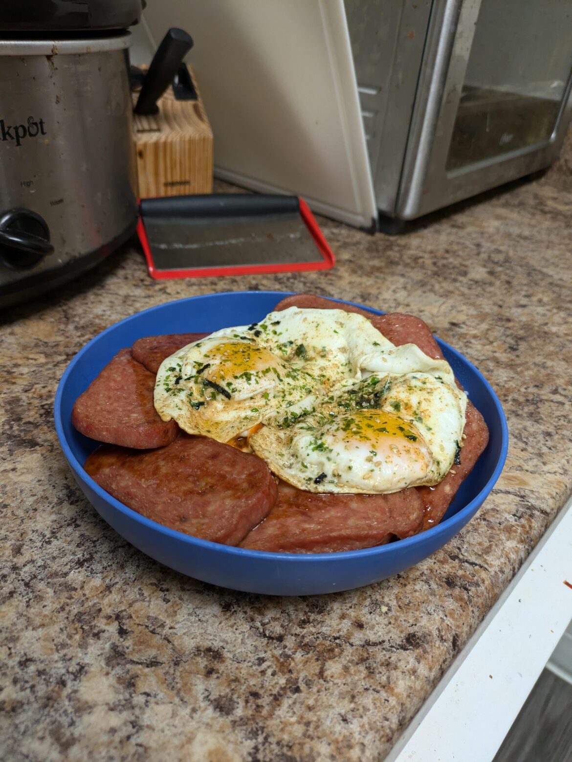 Spam, Eggs and Rice: The Breakfast of Champions
