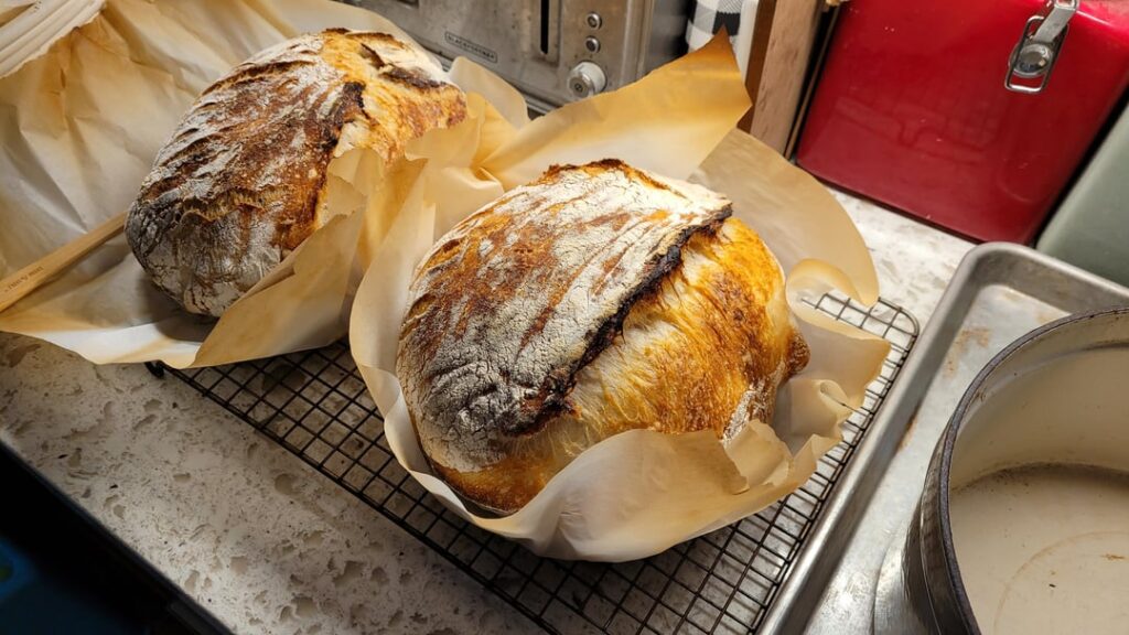 I did it!!!!! My first loaves!