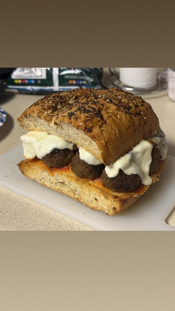Mozzarella Meatball Melt