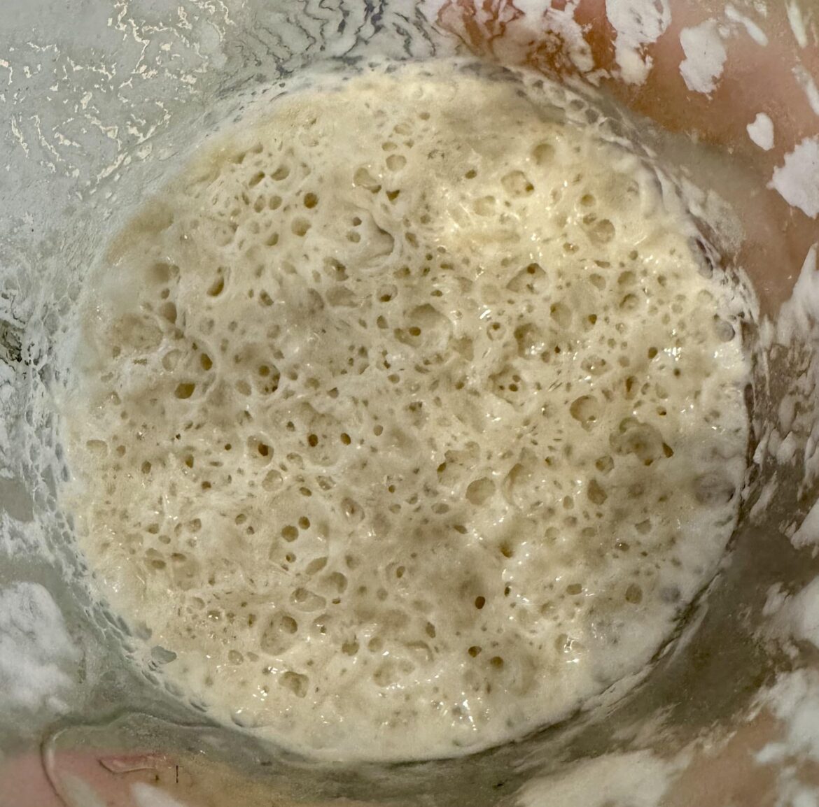 Can’t tell if this is the beginning of the stringy bad bacteria. Ditch it?