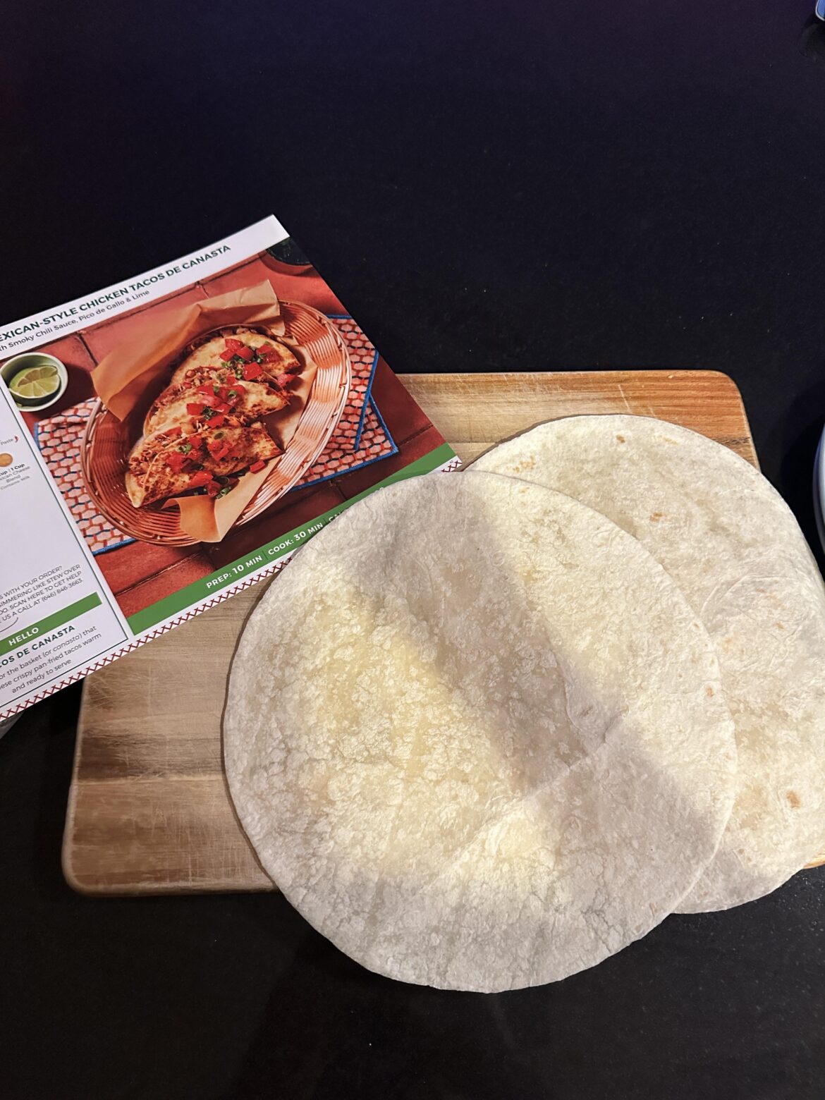 3 tacos in image, but only includes 2 tortillas?