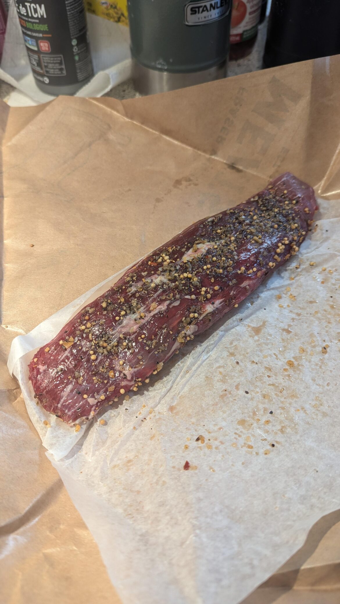 Bistro fillet with Montreal steak spice