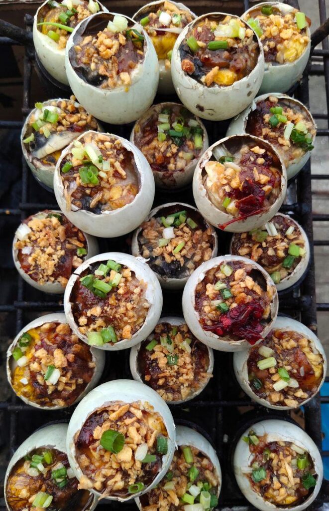 Not just your typical balut, but it's grilled balut 🐣