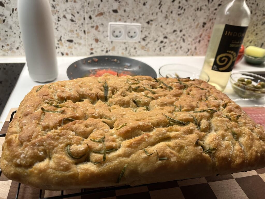 First time making focaccia