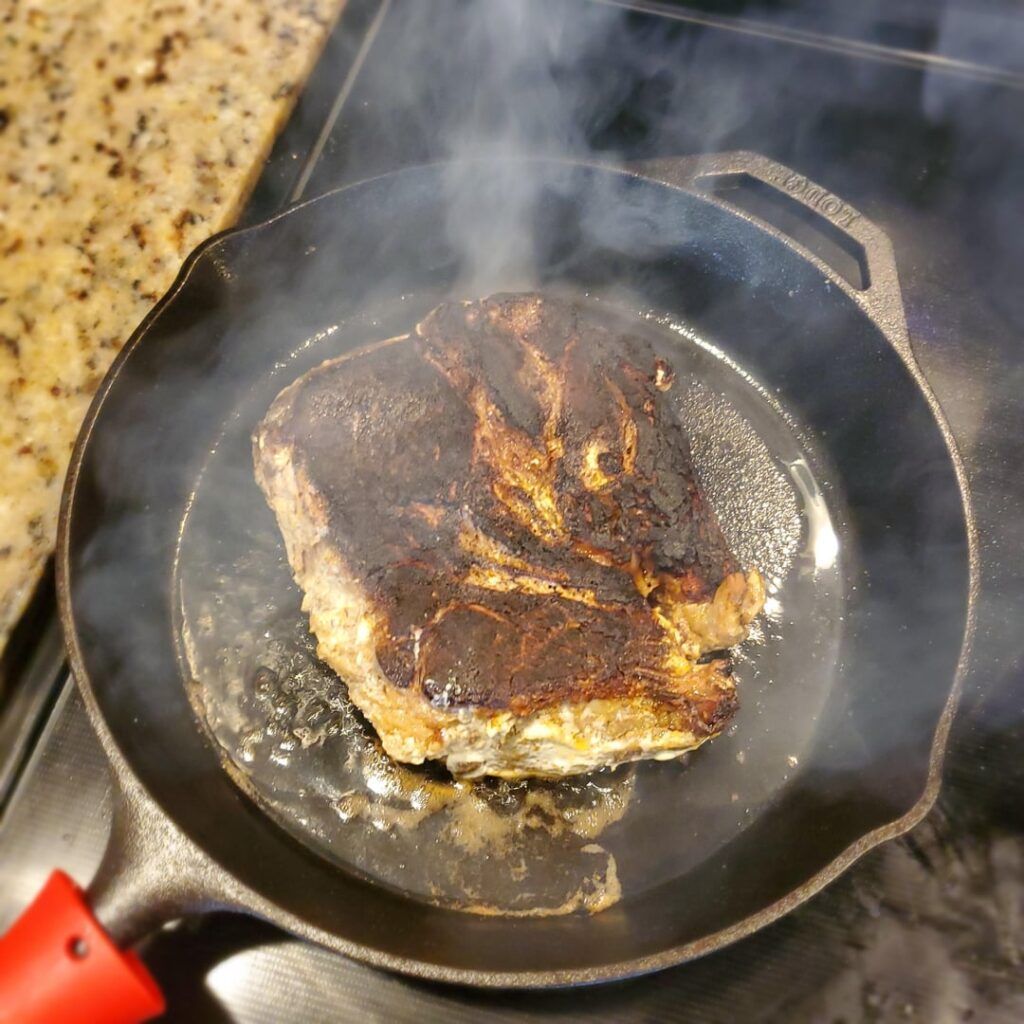 Sir Charles with red wine sauce