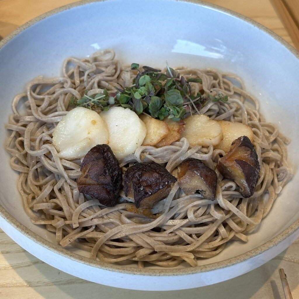 Scallop, Shitake & Shiso Maze Soba - SOBAR (Culver City)