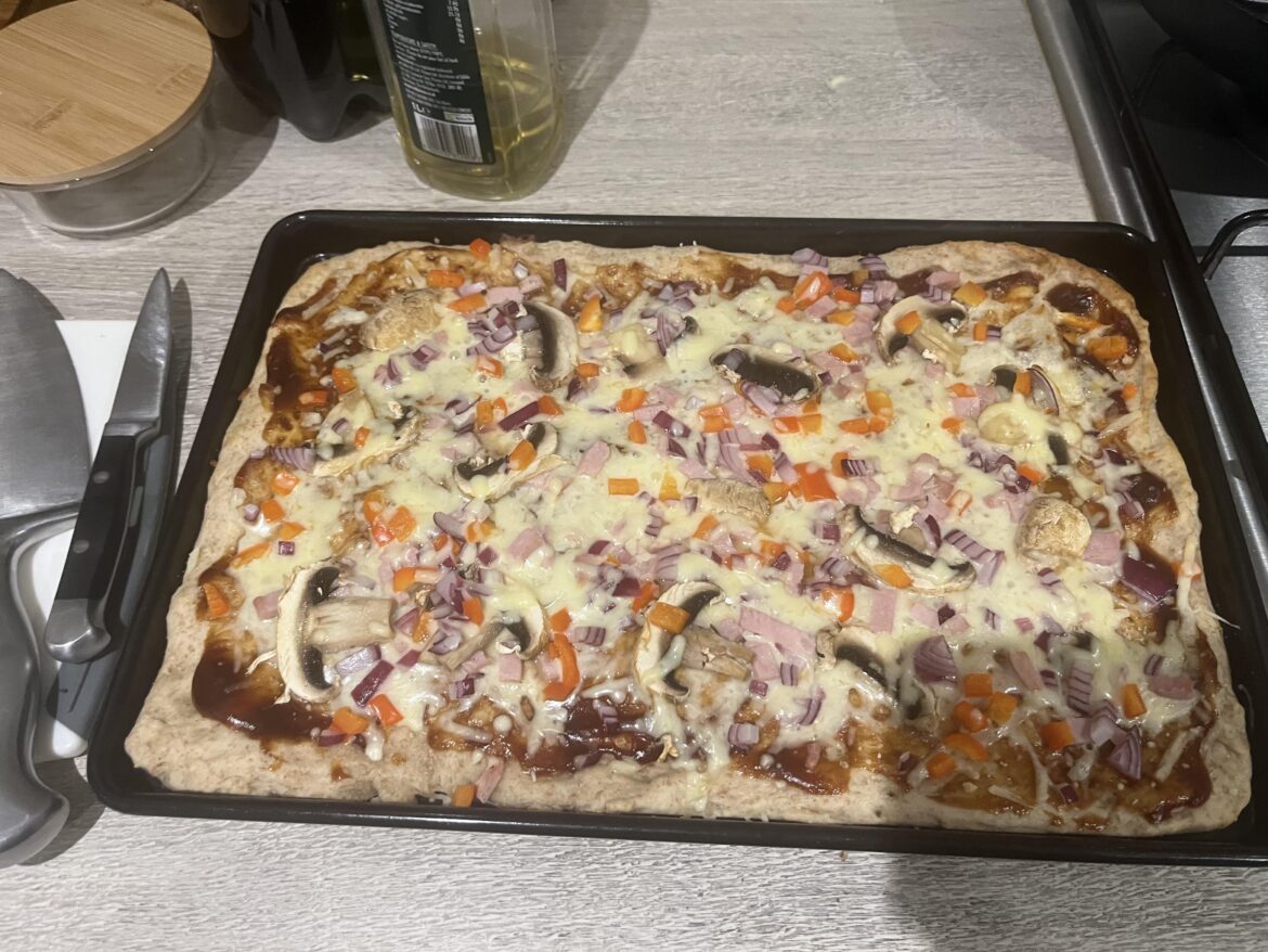 My best friend says my BBQ-sauced pizza is a crime…