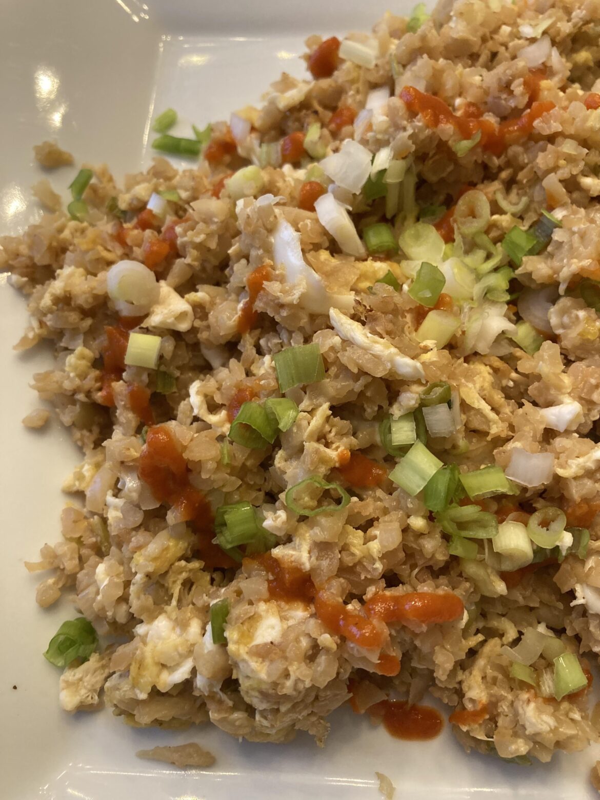 I made cauliflower fried rice the other day! So good!