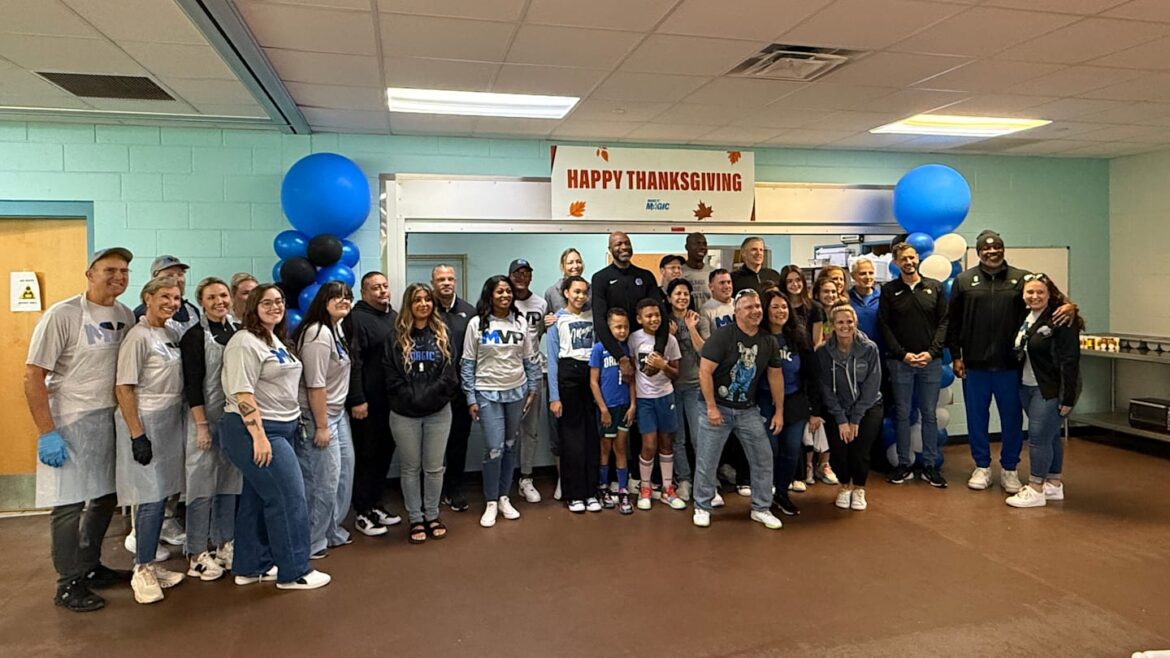 How Orlando Magic Players Gave Back to the Community this Thanksgiving Holiday