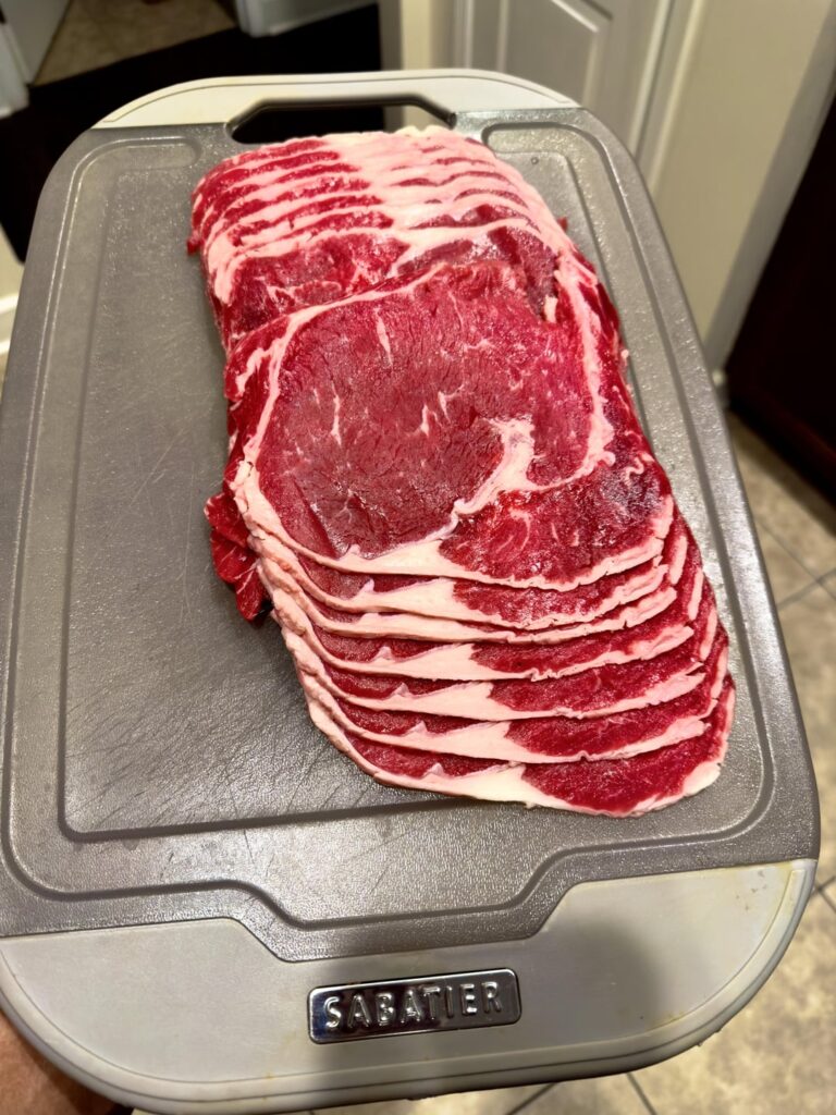 Game day Steak Sandwich with Blue Plate Mayo of course.