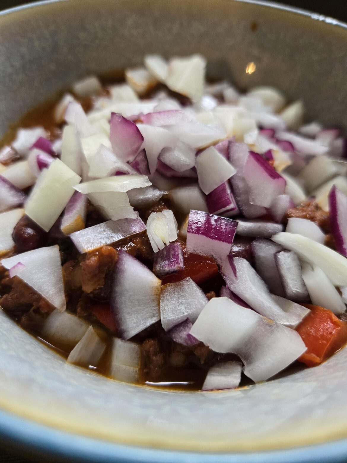 First time poster, long time lover. Homemade chili for lunch: