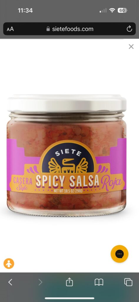 Copycat recipe?  Siete Salsa Hot