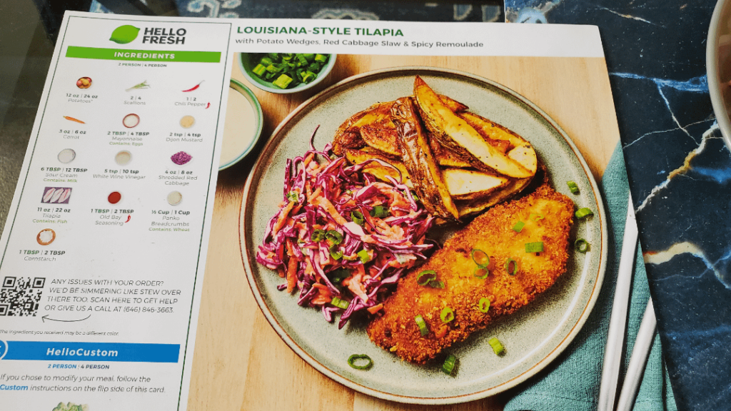 Louisiana-Style tilapia