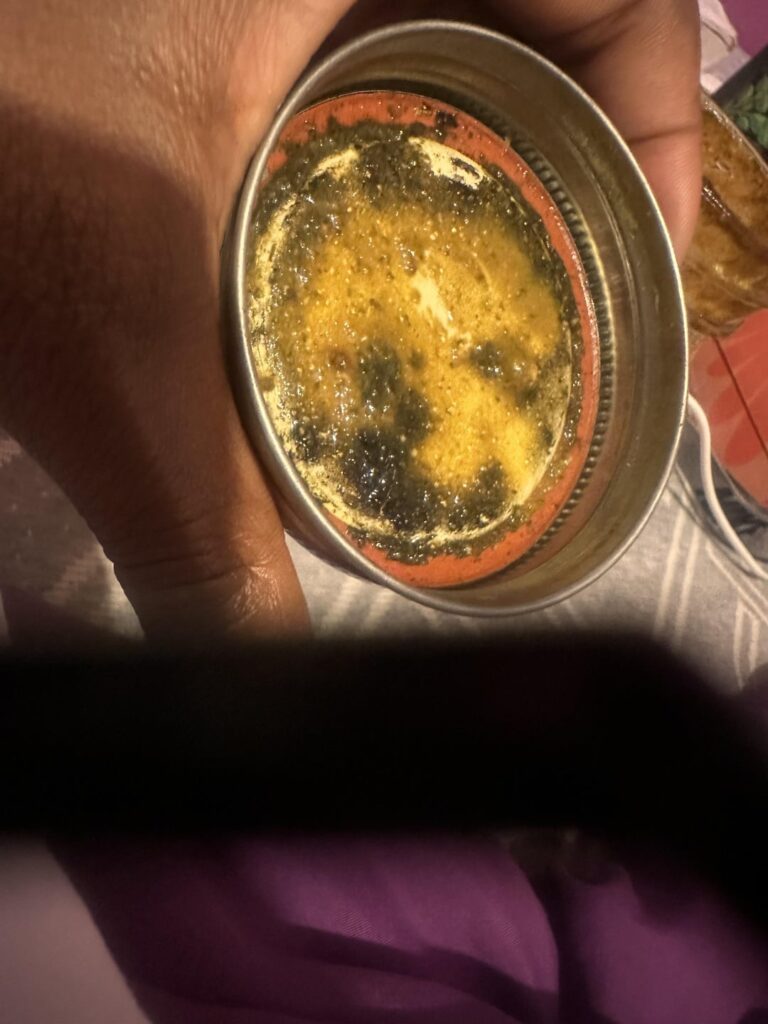 Is this mold on the top of my mason jars? (green smoothie) Is this mold on the top of my mason jars? (green smoothie)