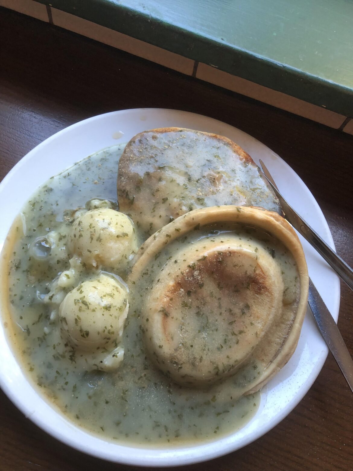 Double pie, single mash with a drizzle of liquor.
