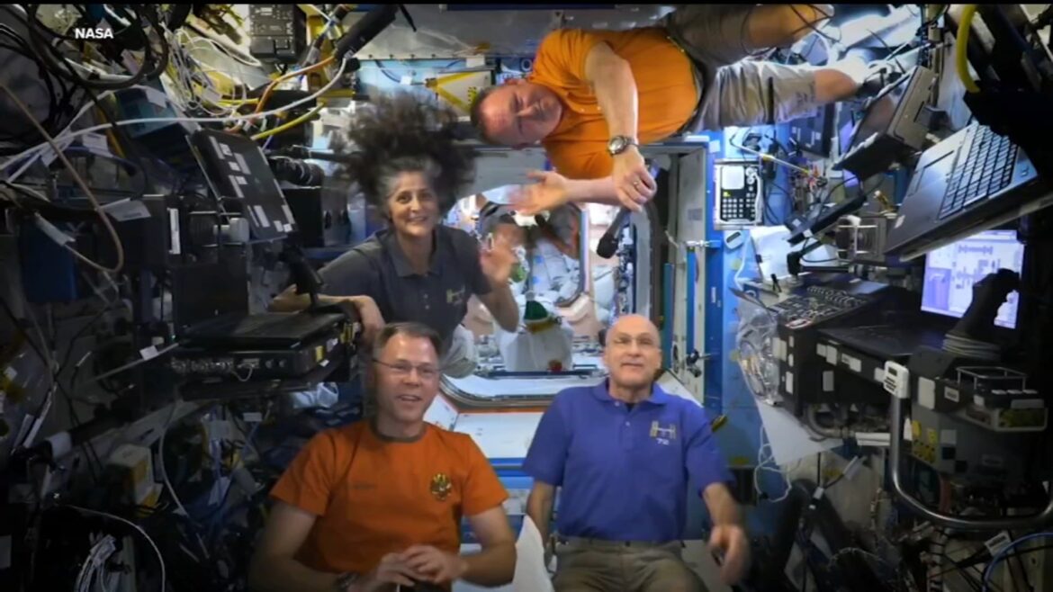 NASA astronauts Sunita Williams, Donald Pettit, Nick Hague, Barry Wilmore share Thanksgiving message from ISS NASA astronauts Sunita Williams, Donald Pettit, Nick Hague, Barry Wilmore share Thanksgiving message from ISS