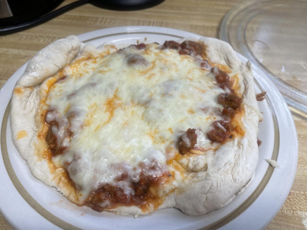 Attempted to make pizza dough without yeast