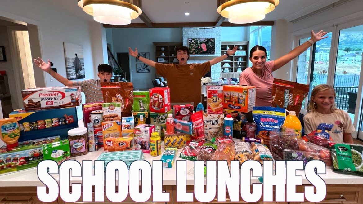 BACK TO SCHOOL LUNCH GROCERY SHOPPING HAUL | LETTING KIDS PICK WHAT GOES IN THEIR SCHOOL LUNCH